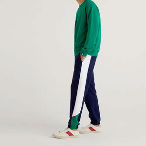 HILTON ENTERPRISES <b>Men's</b> <b>Navy</b> Blue Sweatpants 100% Cotton Fleece Thickness High Elastic Waist Drawstring Closure Casual <b>Joggers</b> - Product Image 5