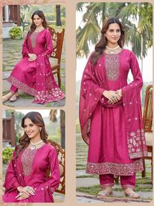 Kurti de Diseñador a la Moda, Nuevo y en Oferta, para Mujer, Manga Larga, Hermoso Georgette, Estilo Indio-Pakistaní, de Algodón de Secado Rápido - Product Image 2