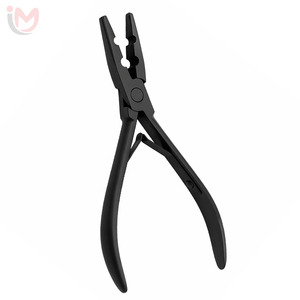 คีมต่อผมสแตนเลสแบบมืออาชีพ ปากแบน สำหรับเทปต่อผม บริการ OEM - Product Image 6