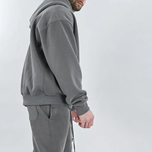 Sudaderas personalizadas de talla grande, sudaderas gruesas de forro polar al por mayor, sudaderas de algodón lisas al por mayor, personalizadas. - Product Image 2