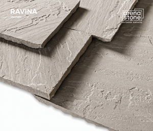 Ravina Natural <b>Stone</b> Sandstone Paving Honed Brushed Finish Cut-to-Size Multi-Size for Garden Terrace & Exterior Flooring - Product Image 1