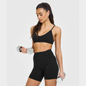 Legging court côtelé sans couture taille haute pour femme, imprimé floral, idéal pour le yoga, le sport et le fitness, taille élastique, collection été - Product Image 6