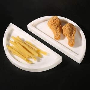 Plateau de service en marbre avec surface polie et lisse pour une entretien facile et une brillance durable - Product Image 6