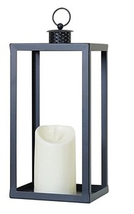 Farol de Metal para Velas en Oferta, con Acabado Negro Mate, para Decoración Navideña y del Hogar, Hecho a Mano - Product Image 6