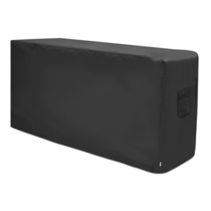 Housses de banc à lattes pour chaussures, sur mesure, du Vietnam, imperméables, résistantes aux UV, HDT, avec fermeture éclair, noires, pour sièges - Product Image 2