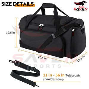 Bolsa Deportiva Premium para Hombre, Producto de Primera Calidad, Hecha a Mano, para Viaje y Gimnasio, Bolsa Deportiva Resistente - Product Image 3