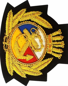 Meilleures ventes : Badges de blazer en bullion 3D brodés, à coudre, lavables, en tissu à séchage rapide, qualité supérieure, couleurs personnalisées, OEM - Product Image 5