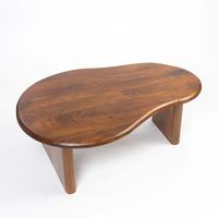 Großer Premium Massivholz-Couchtisch Modern Ausziehbar Individuelle Farbe Anpassbare Form Umweltfreundliche Wohnmöbel