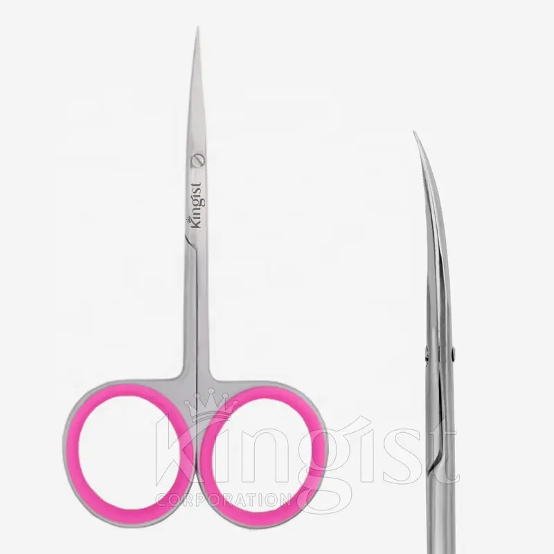 Curved Stainless Steel Cuticle Nail Scissors High quality wholesale Manicure And Pedicure Cuticle Scissors Nail Tools