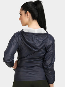 OEM Custom Womens Hooded Waterproof Windbreaker <b>Jacket</b> Sweat-Enhancing Lightweight Eco-Friendly Memory Fabric Gym <b>Workout</b> - Product Image 3