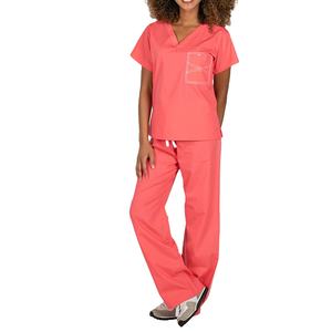 Ensembles d'uniformes médicaux unisexes 2026 à manches courtes, confortables et tendance, en tissu doux, vente en gros pour médecins - Product Image 1