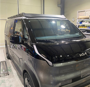 Barres de toit en alliage d'aluminium Kia PV5 pour SUV et fourgonnette, système de fixation pour porte-bagages - Product Image 4