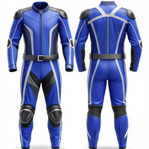 Nuevos Trajes de Motocicleta de Cuero Elegantes, Duraderos, Cómodos, Impermeables, de Secado Rápido y Resistentes al Viento, Personalizados de una Pieza para Hombre, Hechos en Pakistán - Product Image 4