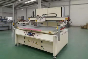 Imprimante d'écran automatique de surface plate de HH-80180P avec le système de commutateur manuel pour l'impression en vrac sur le métal en verre en plastique et la feuille de carte PCB - Product Image 2