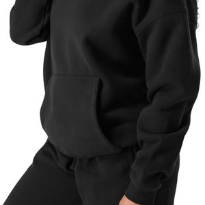 Women's Black Oversized Pullover <b>Hoodie</b> Long Sleeve Fleece Sweatshirt Casual Gym <b>Workout</b> Activewear Relaxed Fit <b>Hoodie</b> - Product Image 4