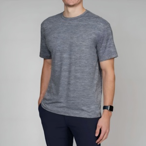 T-shirt de sport respirant et à séchage rapide pour homme, léger, anti-humidité, pour la gym, la course, le fitness, l'entraînement, manches courtes, vêtement de sport - Product Image 2