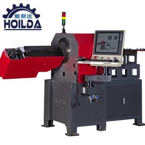 Máquina de Doblado de Alambre CNC 3D de Alta Velocidad, Equipo Automático de Conformado de Alambre de Acero Inoxidable/Aluminio con PLC, Hoilda 20TNT - Product Image 1