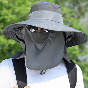 Chapeau de pêche performant, design en maille respirante, séchage rapide, casquette de soleil pour l'extérieur, léger, réglable, pour une utilisation prolongée - Product Image 6