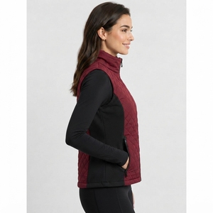 Premium Quilted Winter Outerwear Women Puffer <b>Vest</b> with Comfortable Insulation for Outdoor <b>Travel</b> Casual Fashion and Cold - Product Image 3