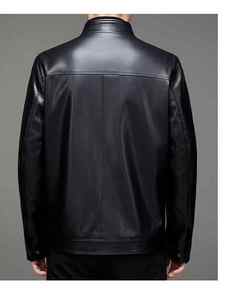 New Custom Leather Jacket Slim Fit with Oversized Stand Neck Fashionable Motorcycle Trend in Winter PU Material - Product Image 6