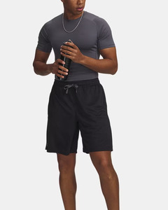 Shorts de basket-ball pour hommes à séchage rapide en mesh respirant, pour l'entraînement sportif, la course à pied et la gym, avec taille élastique et cordon de serrage - Product Image 5