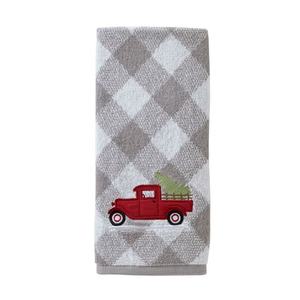 Serviettes de cuisine 2024 Vintage 100% Coton Écologiques Personnalisables, Motif animal brodé 'Load Truck', Fourniture d'usine en gros, Gaufré - Product Image 1