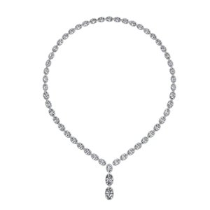 Echsio - Juego de Joyas de Cristal con Gotas de Agua Brillantes, con Circonita Cúbica de Alta Calidad, 4 Piezas, Joyas de Novia para Mujer - Product Image 3