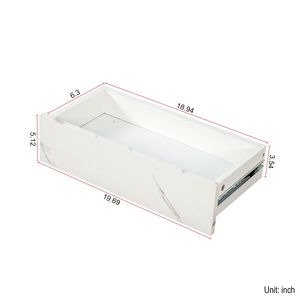 Tavolino da Caffè LED Alto 43 cm con Luci LED, Arredamento Moderno per Soggiorno, Ideale per Ambienti con Soffitti Alti - Product Image 6