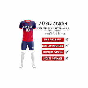 New Design <b>Soccer</b> Uniform Wholesale Personalized High Quality Team Wear Lightweight Breathable 100% Polyester Quick Dry Custom - Product Image 3