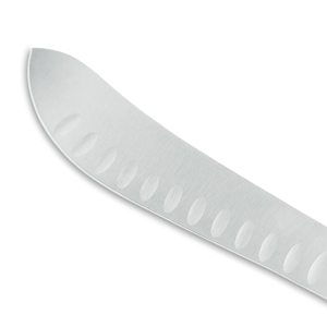 Cuchillos de Carnicero Profesionales de 8 Pulgadas, Acero Inoxidable, Hoja Curva con Borde Hueco, Mango Ergonómico Negro con Triple Remache para Carne - Product Image 5