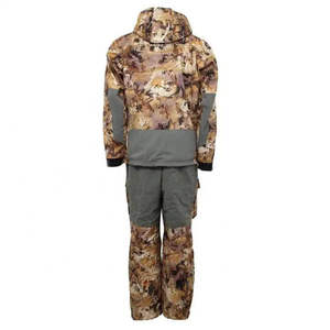 Ensemble de veste et pantalon de chasse pour homme, respirant, de haute qualité, camouflage hivernal, impression HD personnalisée, vente en gros - Product Image 2