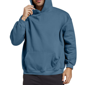Sudadera con capucha a la moda para hombre, 100% algodón, de alta calidad, ropa gruesa, prendas básicas de streetwear, sudadera con capucha de algodón mezclado para hombre - Product Image 3