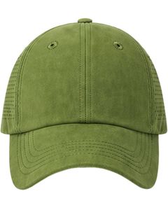 <b>Lime</b> Green Breathable Sports Baseball Cap Adjustable Strap Lightweight Quick Dry Outdoor Running Gym Casual Hat Premium Quality - Product Image 2