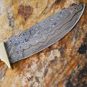 Damascus Steel Blank <b>Blade</b> Handmade <b>Craft</b> Blank for Custom Handle Making DIY <b>Craft</b> Projects Workshop Applications Outdoor Use - Product Image 4