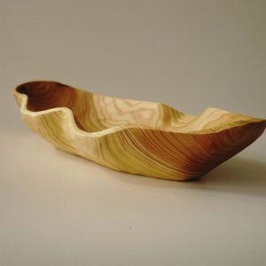 Elegante Bandeja de Madera Maciza de Estilo Vintage, 1 Pieza, para Frutas, Bocadillos y Llaves, Bandeja Decorativa para Cocina y Comedor - Product Image 3