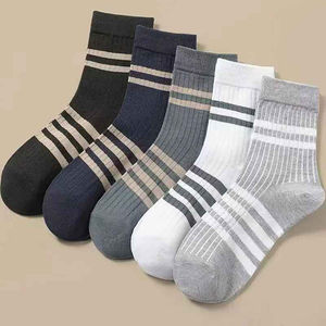 Nouveauté, vente en gros, chaussettes de sport décontractées antibactériennes et antidérapantes de haute qualité, couleur personnalisée, coton/laine - Product Image 5
