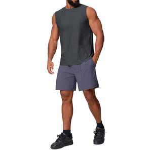 Bulk Men's Oversized Muscle Fit Training Sleeveless Tees <b>Low</b> MOQ Gym Apparel Supplier Custom Branding Athletic Workout Tank <b>Tops</b> - Product Image 3