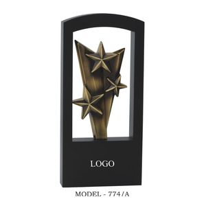 Customized Awards Antique Bronze Finish Personalized <b>Trophy</b> for Office School Recognition - Product Image 1