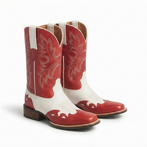 Unisex Western Leather Cowboy <b>Boots</b> Embroidery Artwork Handmade Premium Quality Summer <b>Boots</b> - Product Image 1