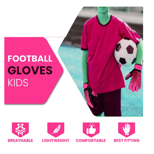 Gants de gardien de but en cuir personnalisés de haute qualité, fabriqués au Pakistan, pour l'entraînement au football et au soccer, avec protection des doigts. - Product Image 5