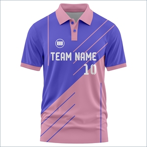 เสื้อคริกเก็ตแบบกำหนดเอง ชุดทีมซับลิเมชั่น ระบายอากาศ แห้งเร็ว แขนครึ่งตัว ชุดกีฬาคริกเก็ต ขายส่ง - Product Image 1