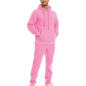 Ensemble de survêtements pour hommes en tissu brossé, personnalisable pour les détaillants américains, faible MOQ, vente en gros directe usine - Product Image 3