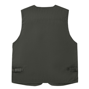 Chaleco Cargo Multibolsillos Personalizable para Hombre, de Invierno, Secado Rápido, Transpirable, Informal, para Actividades al Aire Libre - Product Image 2