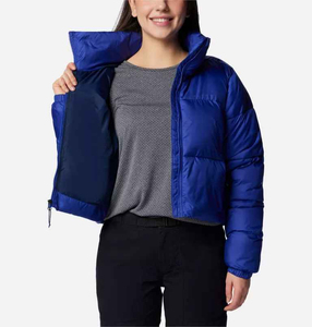 Abrigo Casual para Mujer SOLID INTERNATIONAL, Forrado de Felpa, Cierre de Cremallera, Bolsillos, 70% Relleno de Algodón, Talla Grande, Corte Regular, Envío Rápido - Product Image 3