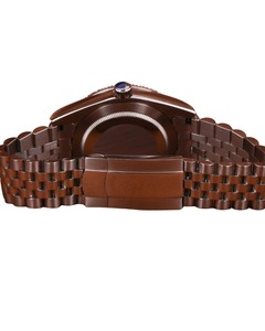 Reloj Cronógrafo de Lujo Personalizado con Incrustaciones de Diamantes, Esfera Negra para Hombre, Reloj Hip Hop con Diamantes Moissanite VVS, Correa Sencilla y Subesferas - Product Image 4