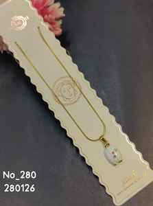 Collar con Colgante Simbólico de Aleación Chapada en Oro Étnico para Uso Diario, Regalos para Bodas y Aniversarios - Product Image 6