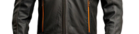 Veste en cuir véritable 100 % authentique pour homme, col montant en toile, respirante, pour l'extérieur, couleur personnalisable, grande taille, vente en gros