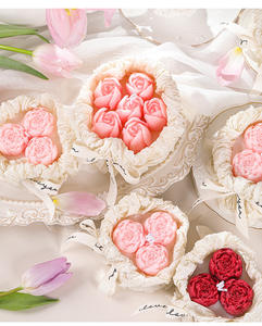 Vela Aromática Redonda de Cera de Soya Hecha a Mano de LANJO, Lujosa, para Recuerdos de Boda y Decoración del Hogar - Product Image 4