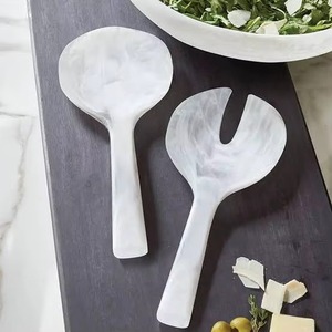 Cuillère de service en résine artisanale de luxe TCE, vaisselle décorative haut de gamme, personnalisable, cadeau pour la maison, la salle à manger, l'hôtel, le café, le restaurant - Product Image 4