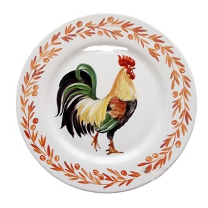 Bandeja de Hierro Esmaltada Hecha a Mano, con Diseños Ilustrados, para Mesa de Comedor, Práctica para Servir, Patrón Personalizado - Product Image 3